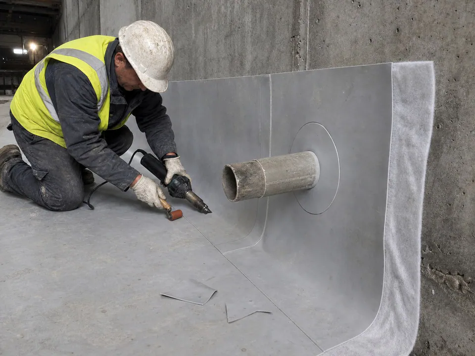 Underground-structure detail waterproofing
